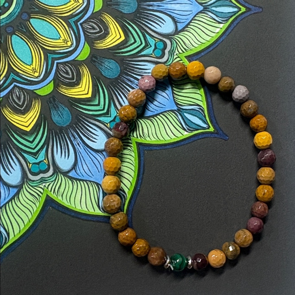 Faceted Mookaite Bracelet